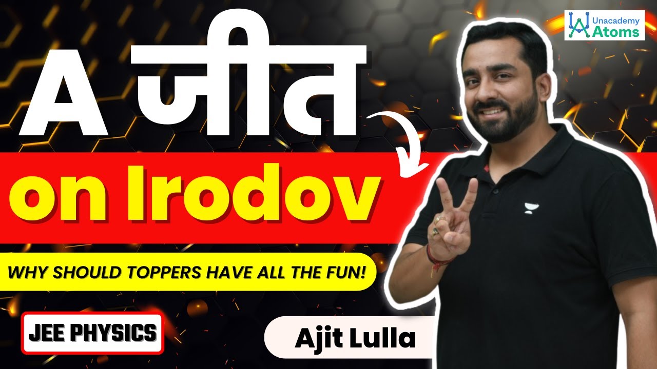 Kinematics: Que 1.12, 1.13 | Irodov Solutions | A जीत on Irodov | Ajit Lulla