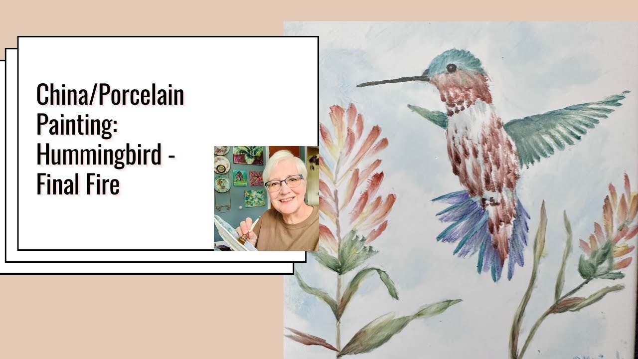 Watch This Hummingbird Come Alive Through Porcelain Paint