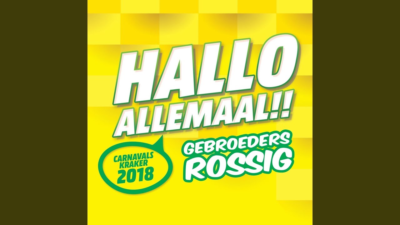 Hallo Allemaal
