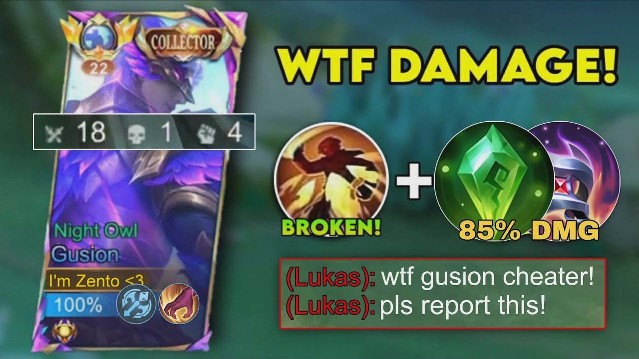 18 KILLS! BUILD REVEAL🔥 ABUSE THIS BEFORE IT GETS NERFED! (gusion best build 2026)