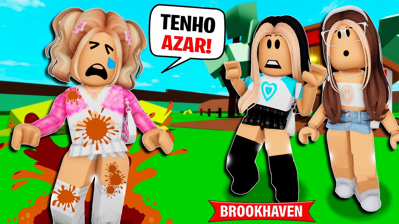 A MENINA QUE TINHA MUITO AZAR | Historinhas Brookhaven Roblox Bibi e Lud
