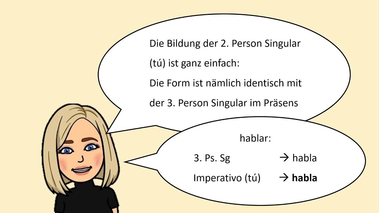 El imperativo afirmativo - Der bejahte Imperativ