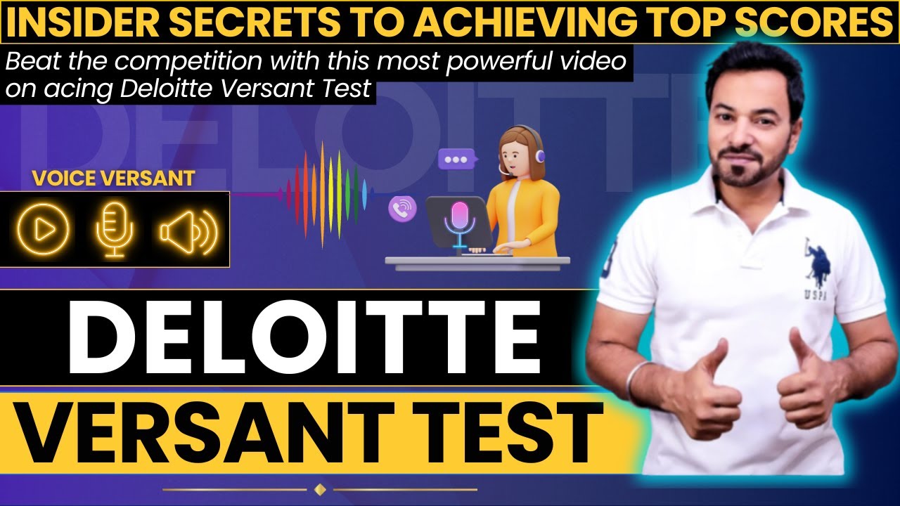 ТЕСТ VERSANT DELOITTE | Ваше полное руководство к успеху | Тест Versant English