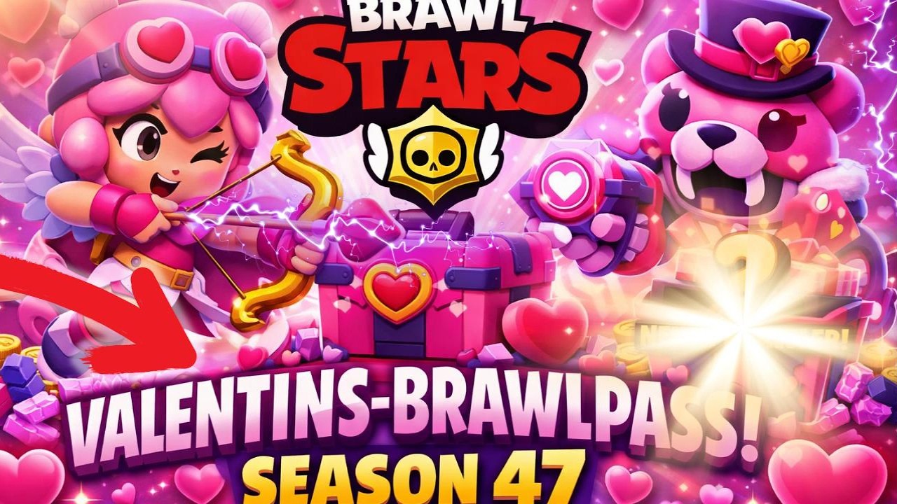 VALENTINS-BRAWLPASS OPENING💘 Season 47 komplett aufgemacht! | Brawl Stars