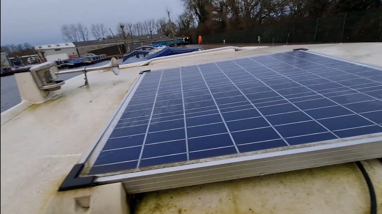Birchwood 22 River Cruiser Boat Project 7 - Solar Panel