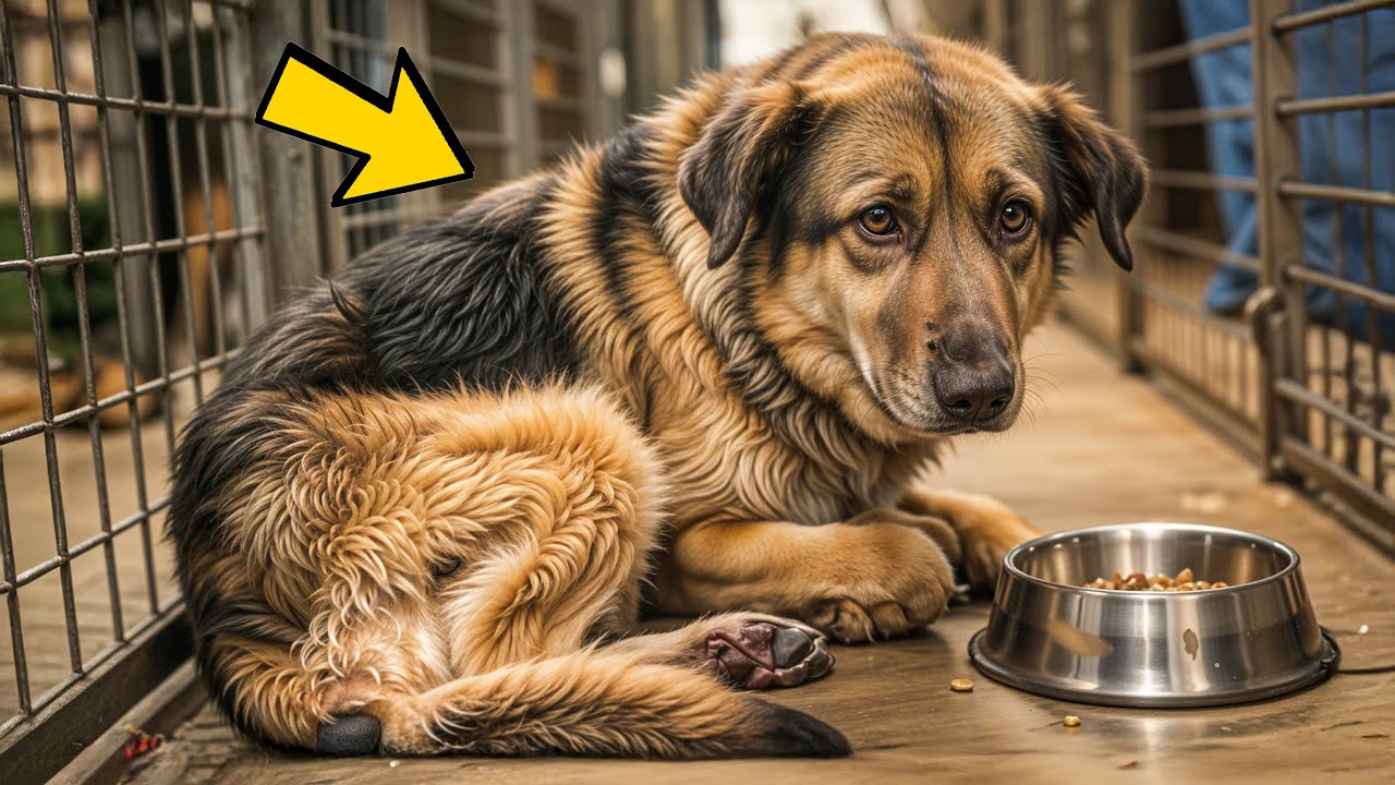 Un berger allemand de refuge réalise qu'il a été adopté, puis quelque chose d'incroyable se produit