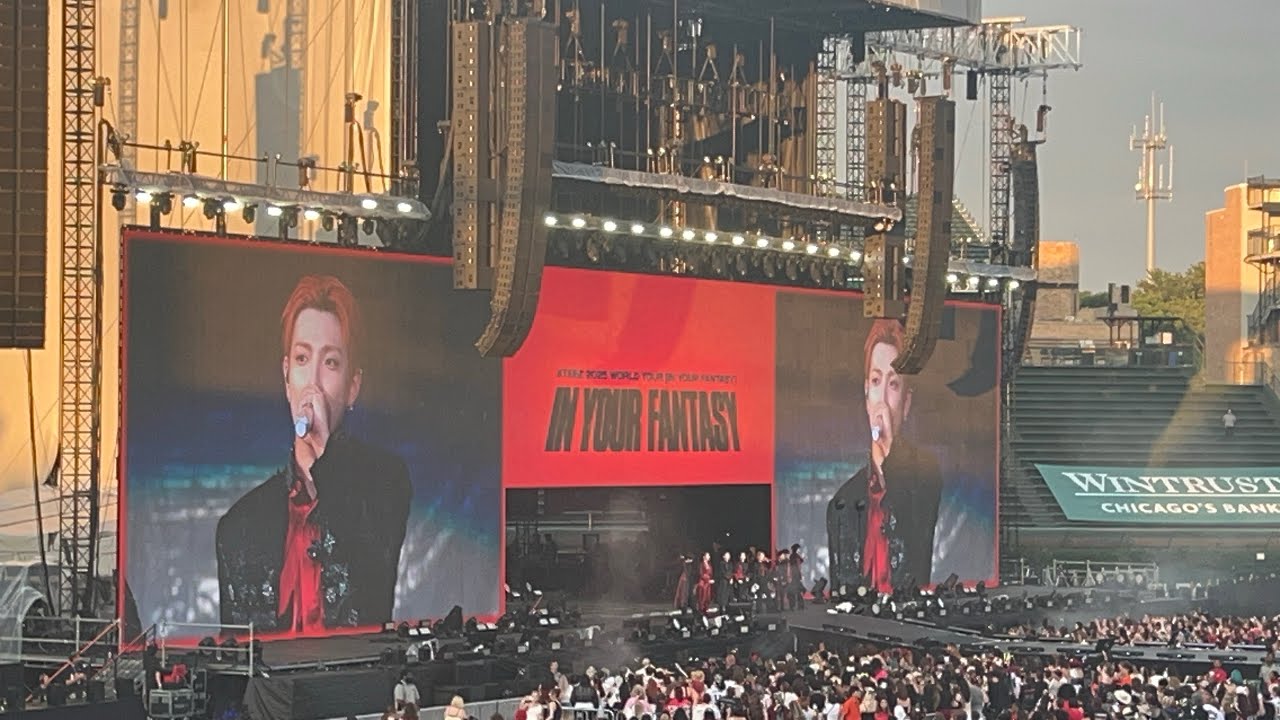 Ateez Concert @Wrigley Field Chicago 7/26/25