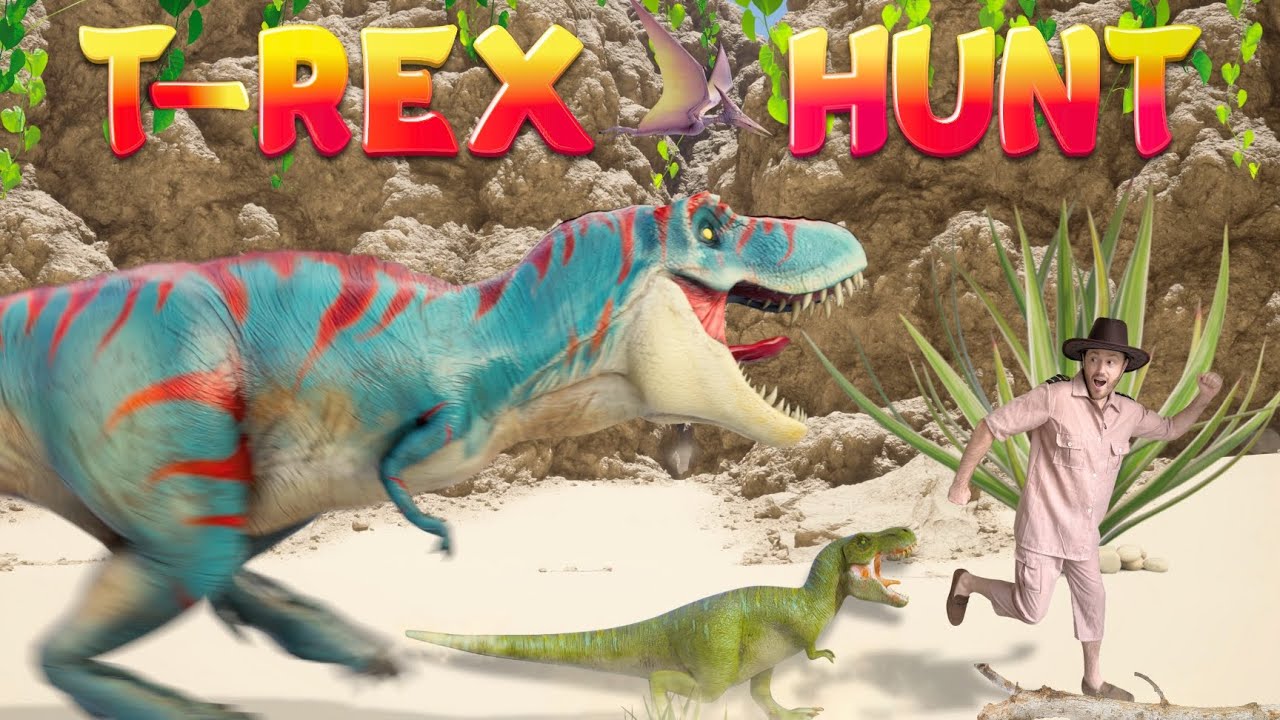 We're Going on a T-Rex Hunt! 🦖 Dinosaur Adventure with Explorer Riley