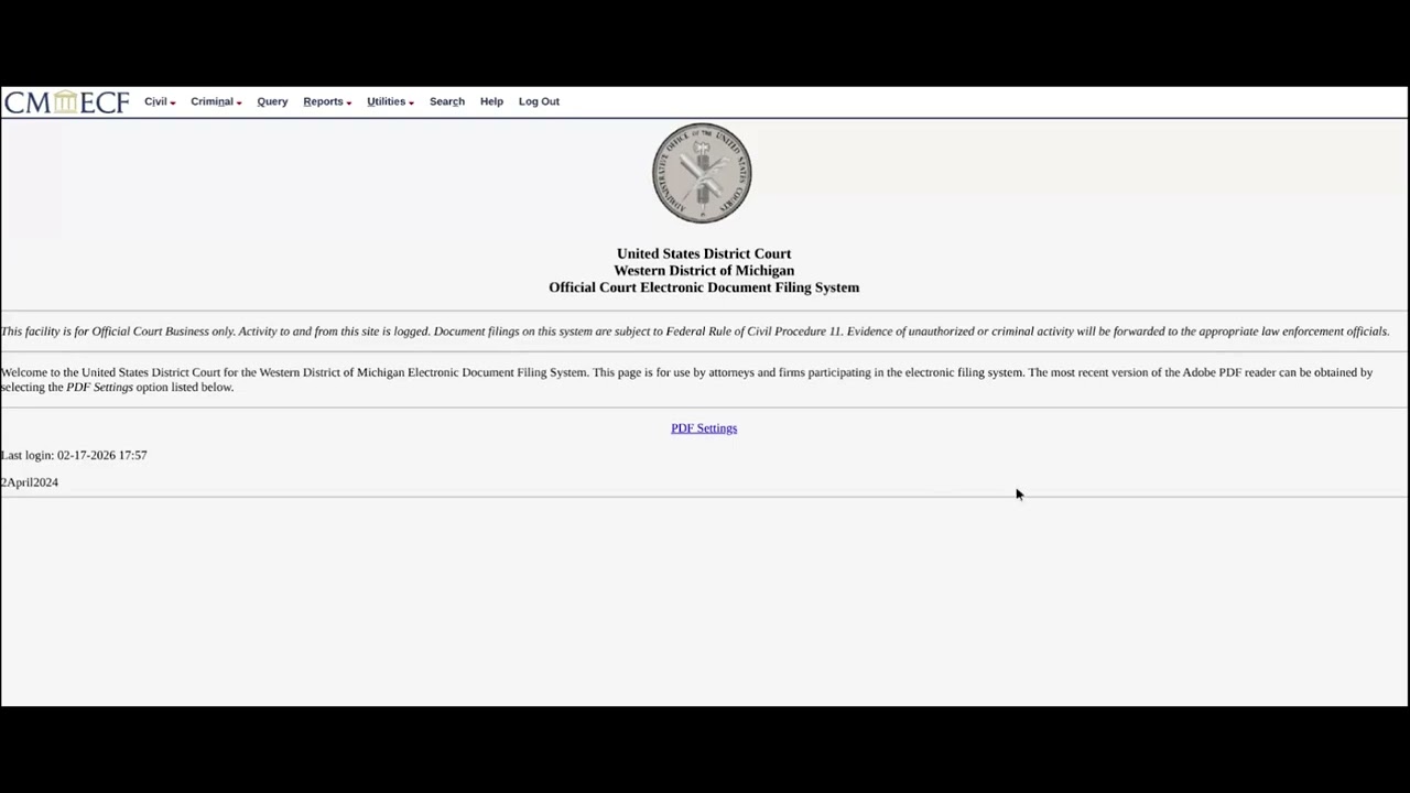 Habeas Petition E-Filing