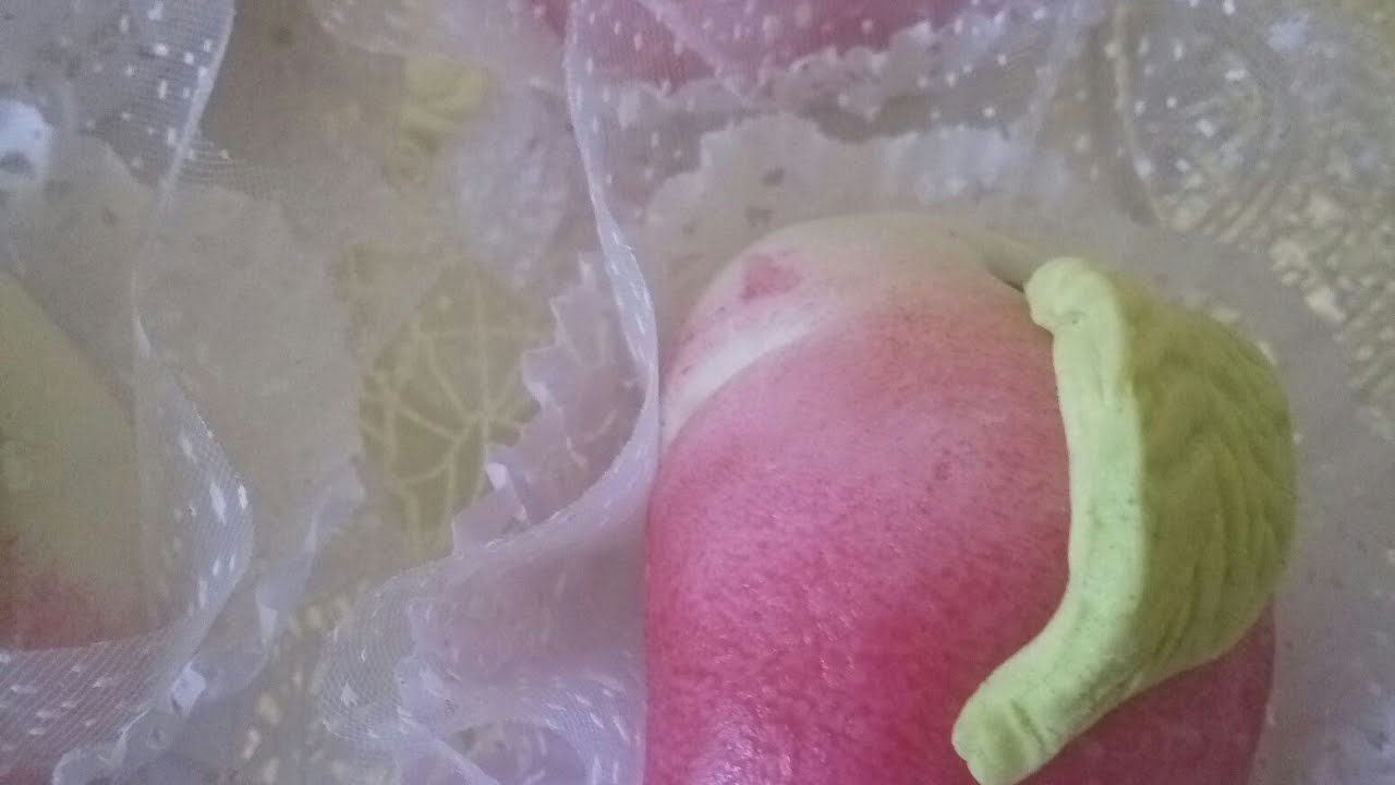 كيفية صنع حلوة الفاكهة الخوخ بدون عجينة اللوز بنييينة بزاااف