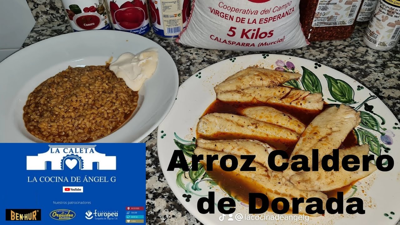 Arroz caldero de dorada o Mar Menor