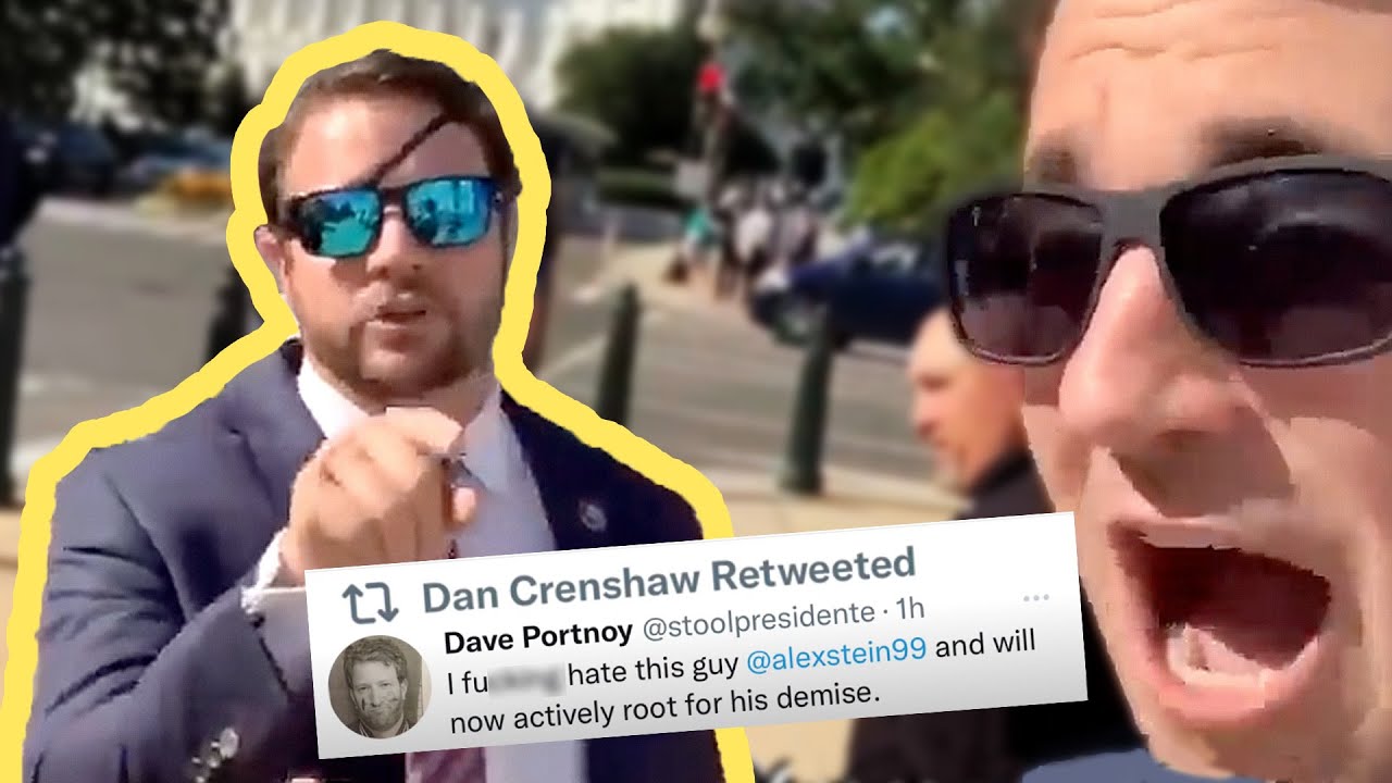 Dan Crenshaw's UNHINGED Reactions to Alex Stein's Roasts
