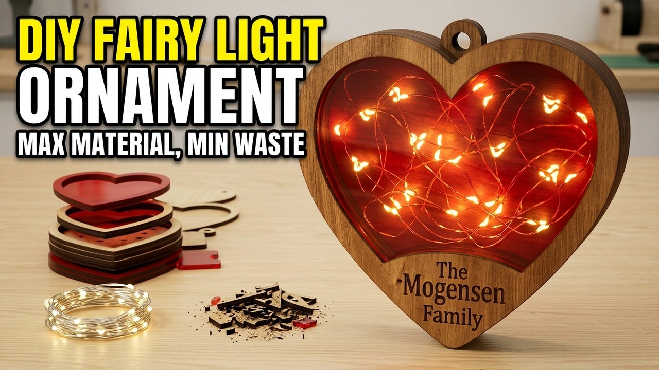 DIY Fairy Light Ornament | Maximum Material, Minimum Waste