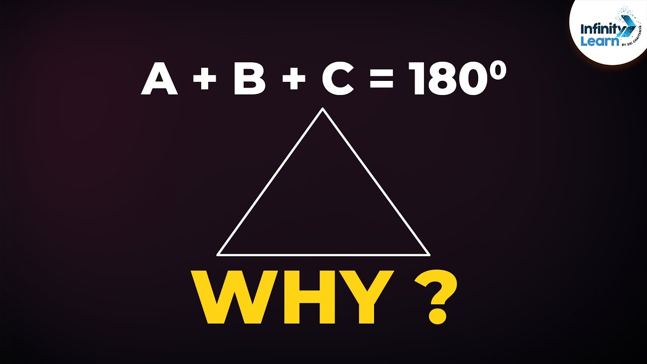 Proof of the Sum of Angles of a Triangle Measure 180 Degrees | Don't Memorise