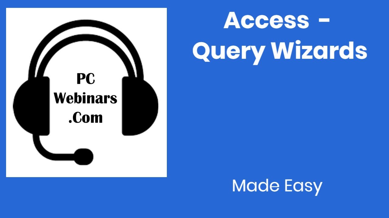 Access query wizards -how to use the crosstab, find duplicates & find unmatched query wizards Access