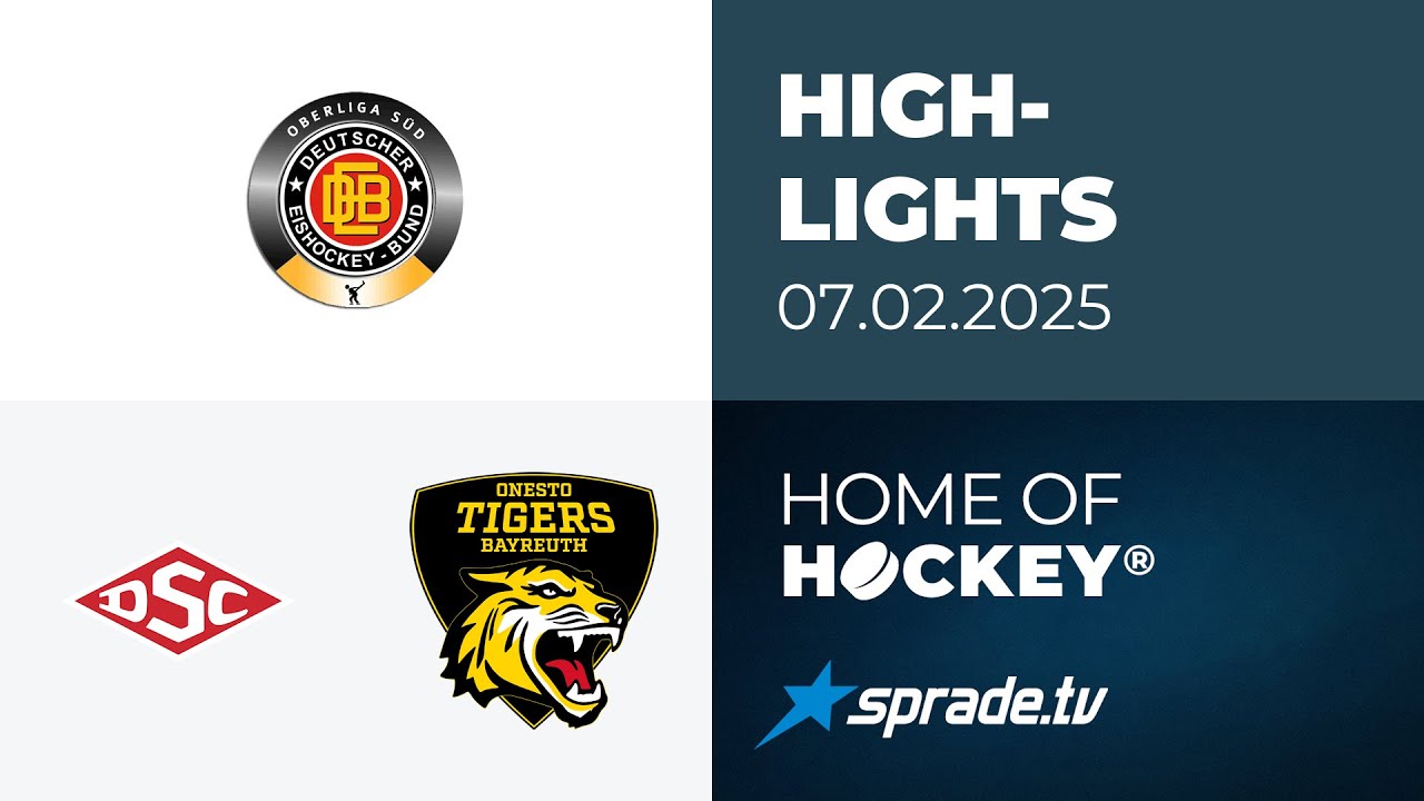 07.02.2025 - Highlights - Deggendorfer SC vs. onesto Tigers Bayreuth