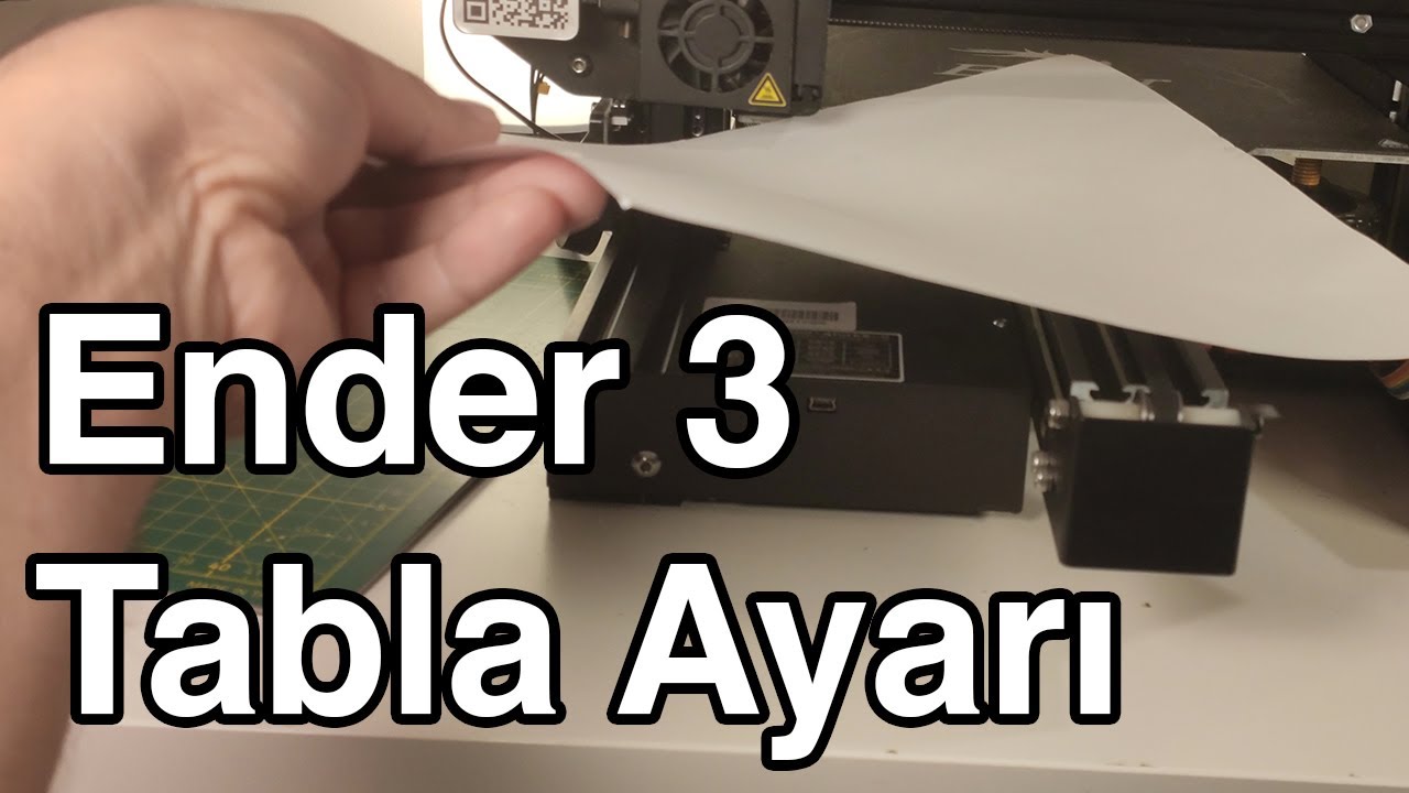 ENDER 3 - ENDER 3 PRO - Ender 3 V2 YARI OTOMATİK TABLA AYARI