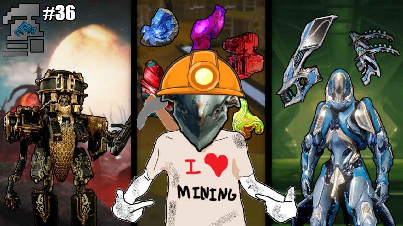 WARFRAME IRON MAN EP 36 - GETTING A VOIDRIG, GAUSS, AND A LITTLE BIT UNHINGED FROM MINING ROCKS