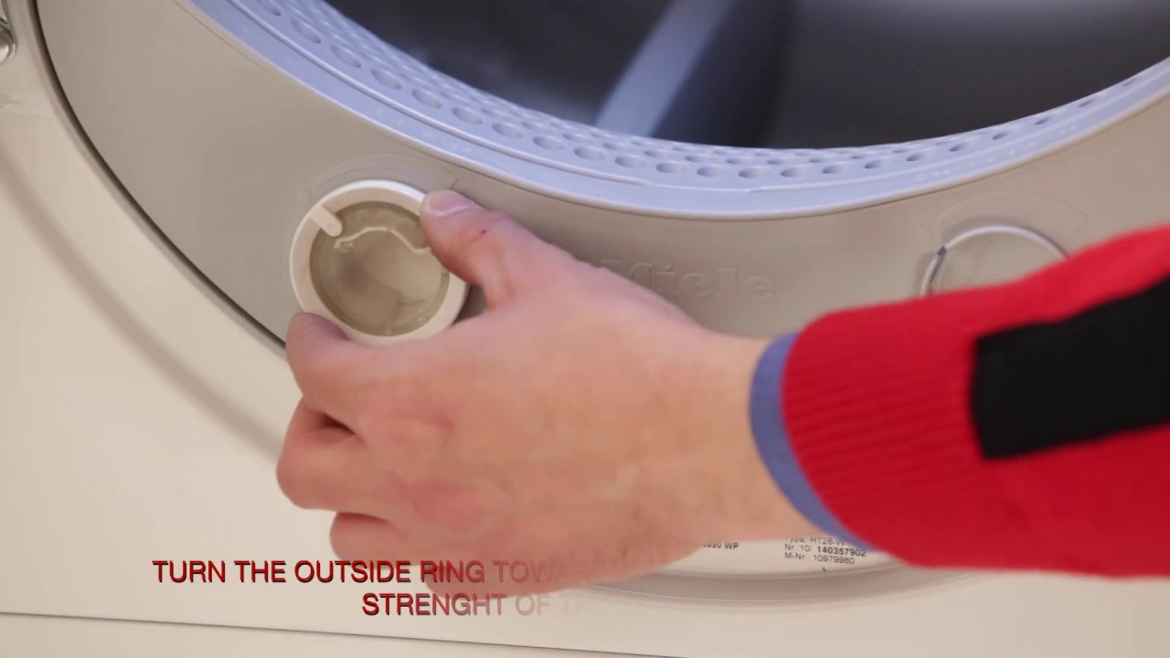 How to use a Miele fragrance flacon in a Miele tumble dryer