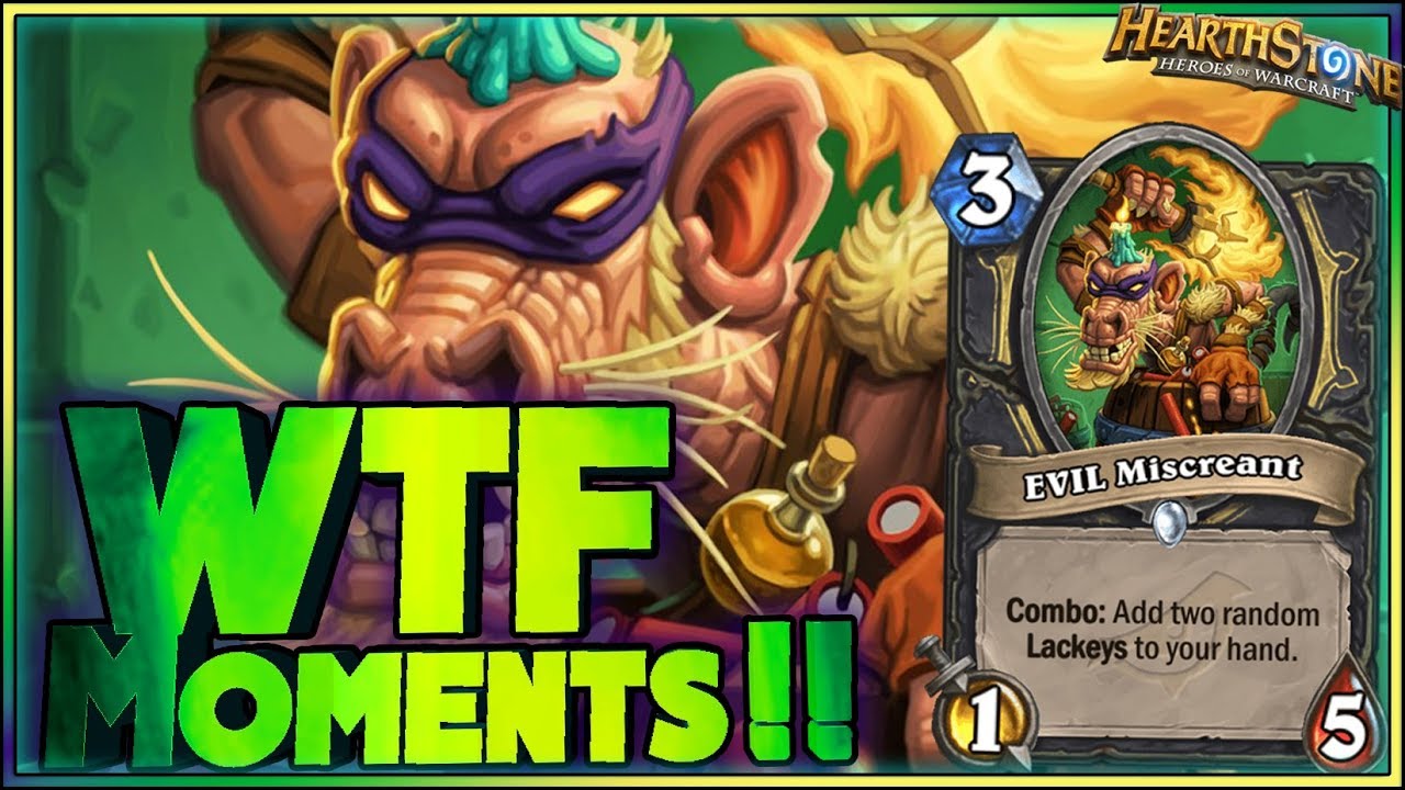 WTF MOMENTS! | Hearthstone Rise of Shadows moments