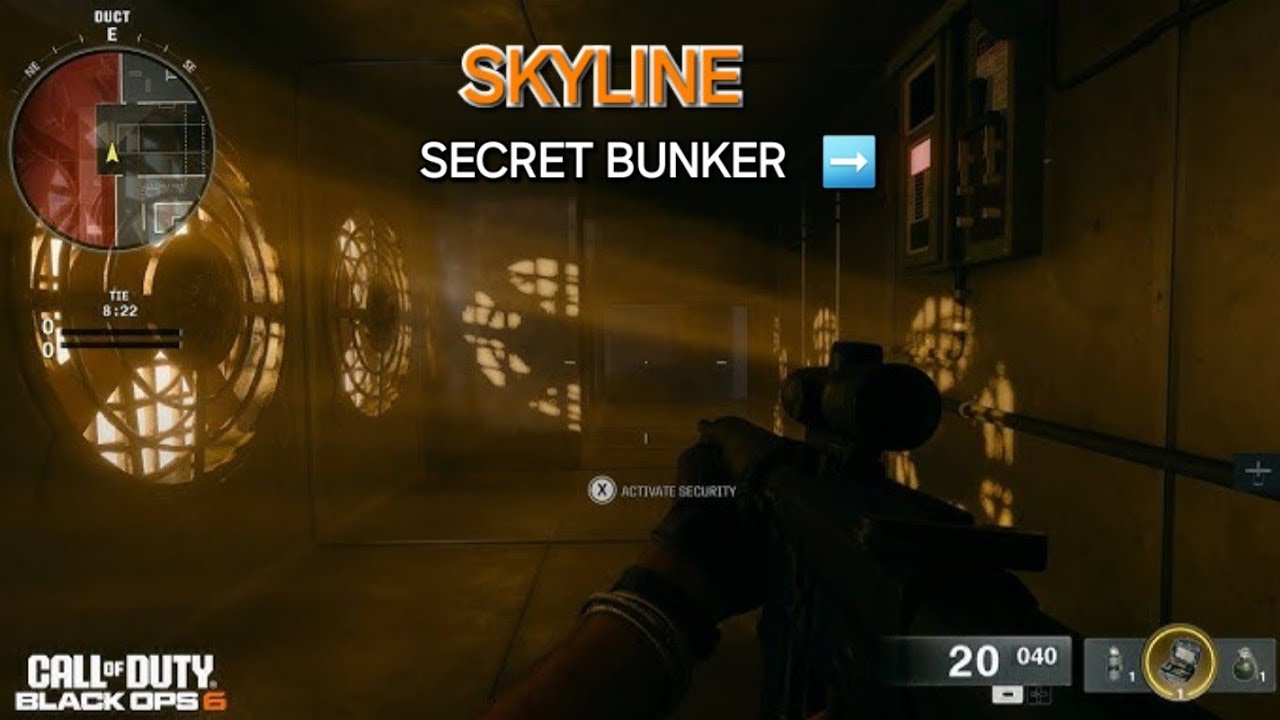 Black Ops 6 (Secret Bunker) - Skyline