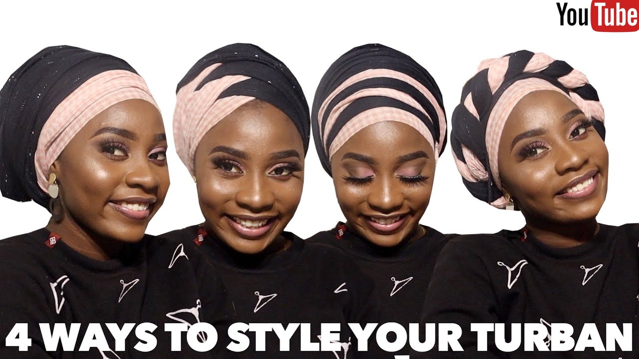 4 SIMPLE, EASY AND QUICK DOUBLE TURBAN / HEADWRAP STYLES
