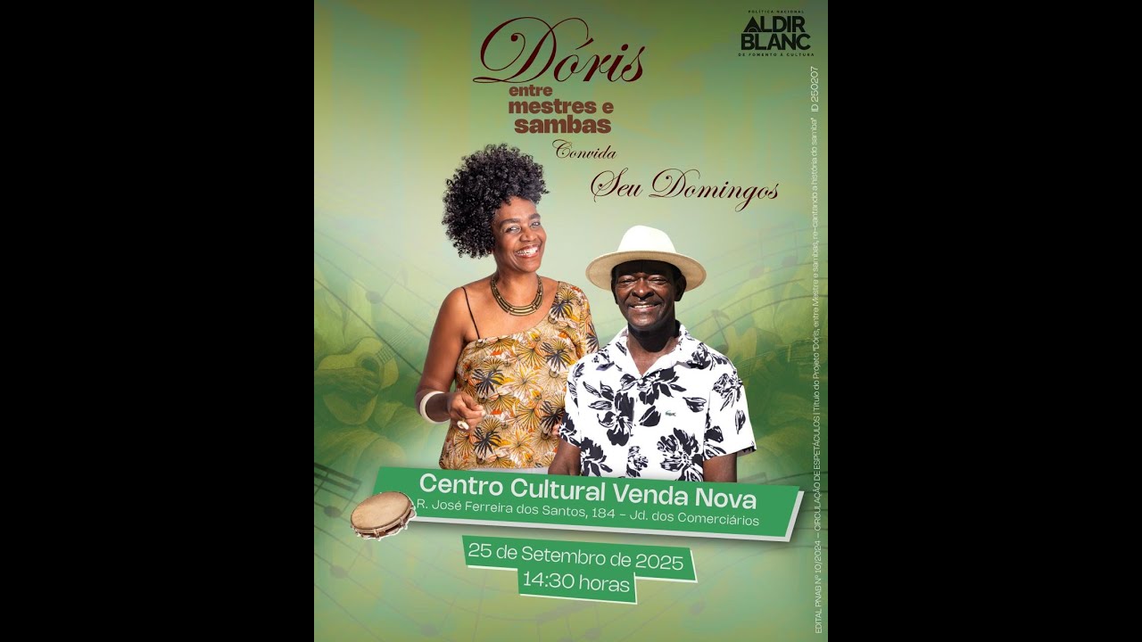 DORIS ENTRE MESTRES DO SAMBA