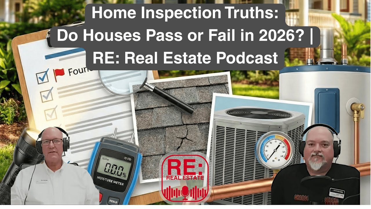 Home Inspection Truths: Do Houses Pass or Fail in 2026? | RE: Real Estate Podcast