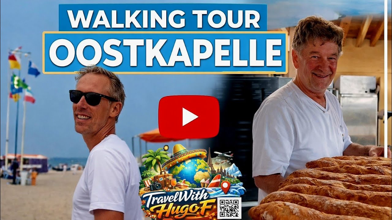 🇳🇱 Пешеходная экскурсия по Осткапелле 4 км Зеландия Нидерланды @TravelwithHugoF