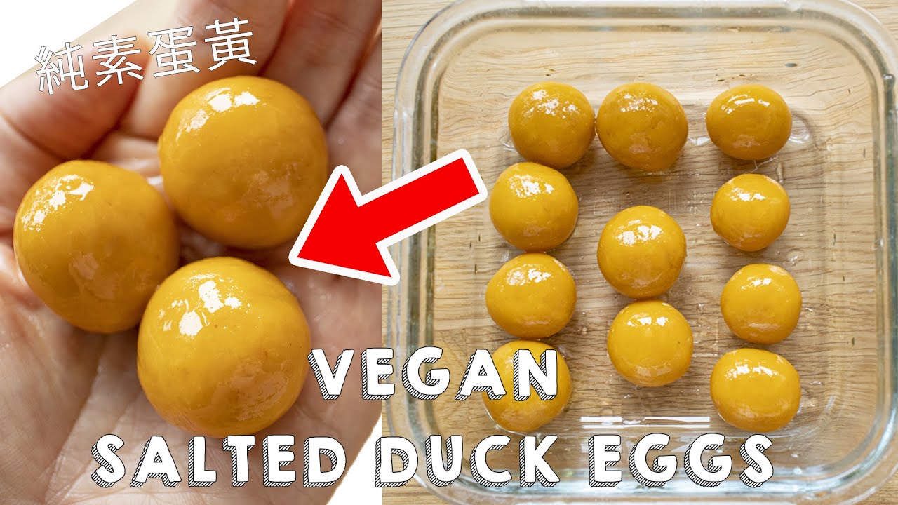 VEGAN SALTED DUCK EGG YOLK RECIPE | (純素蛋黃)