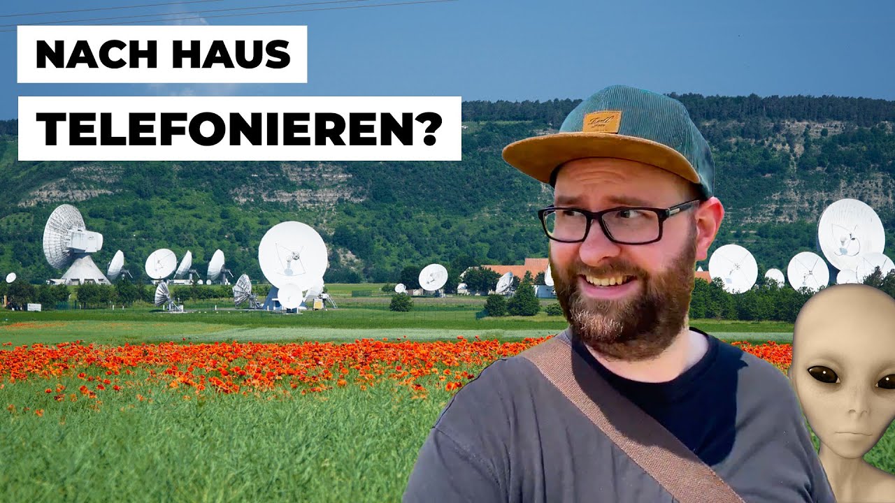 Warum in Bayern riesige Satellitenschüsseln stehen