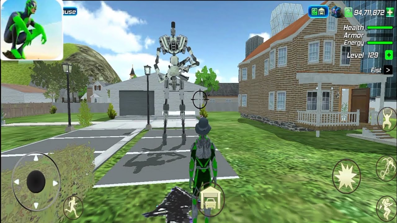 Rope Frog Ninja Hero Car Vegas;  Walkthrough Spider Morphings -Gameplay