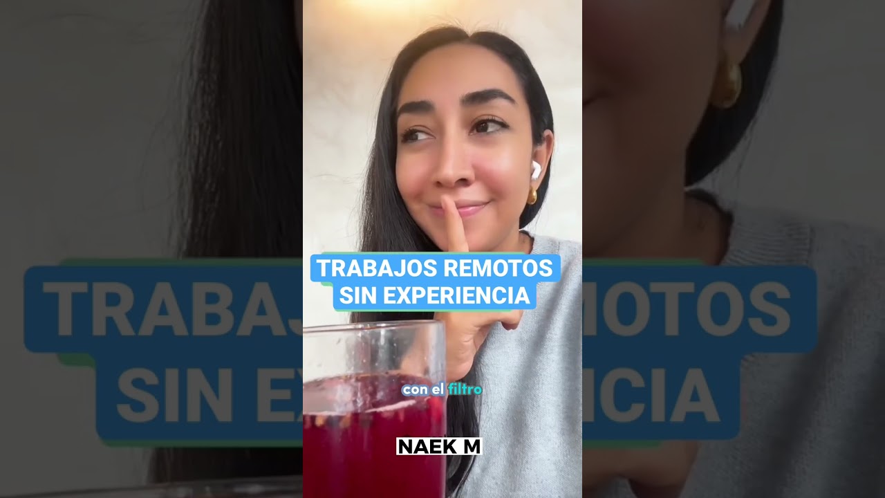 Trabajos remotos sin experiencia laboral 🎉