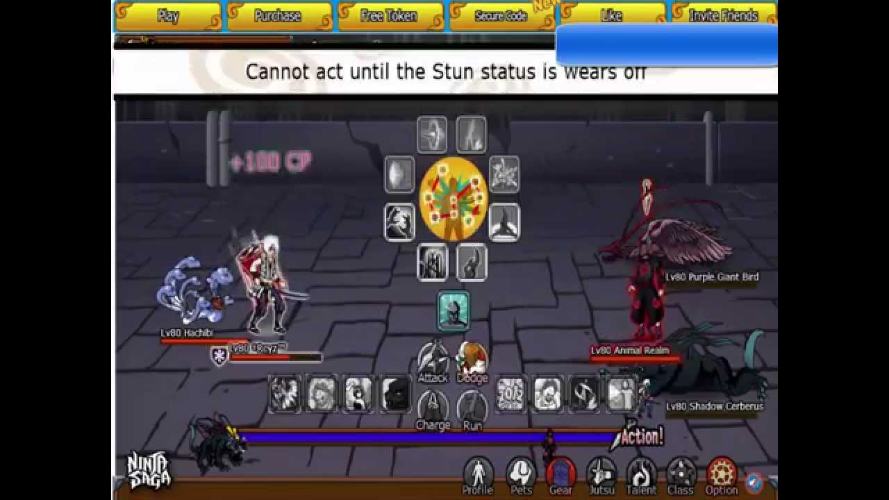 Ninja Saga Level 80 Exam Stage 1-2 [Road to Ninja Tutor][Senin Exam]