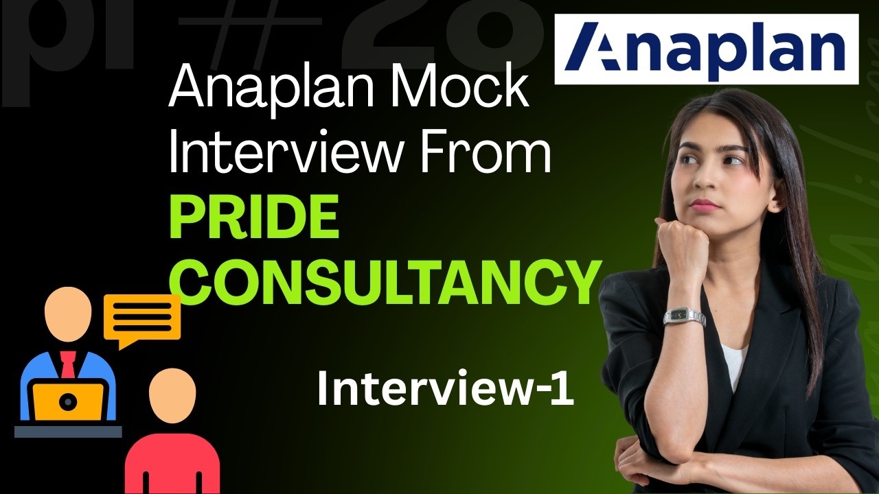 anaplan mock interview from pride consultant