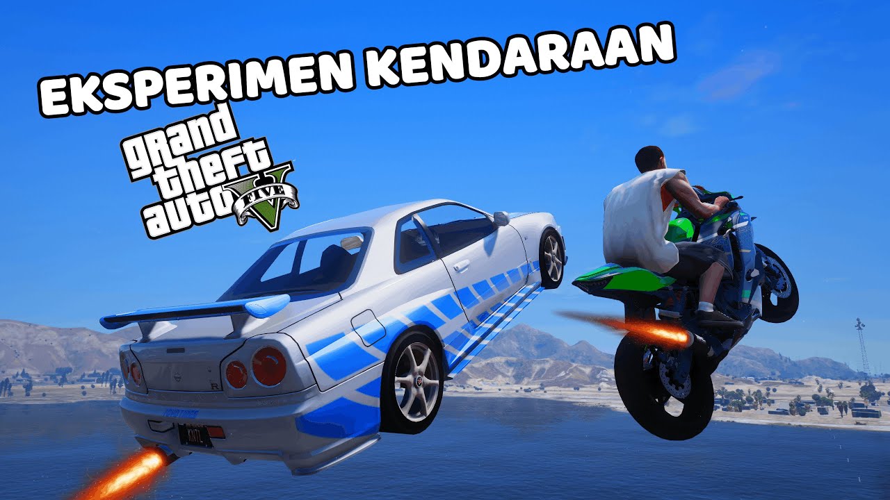 EKSPERIMEN KENDARAAN DI GTA 5 - GTA 5 MOD