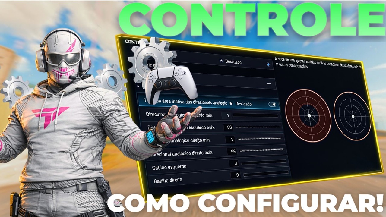 🎮 AULA DE CONTROLE NO WARZONE | CONFIGURAÇÃO IDEAL PRA EVOLUIR