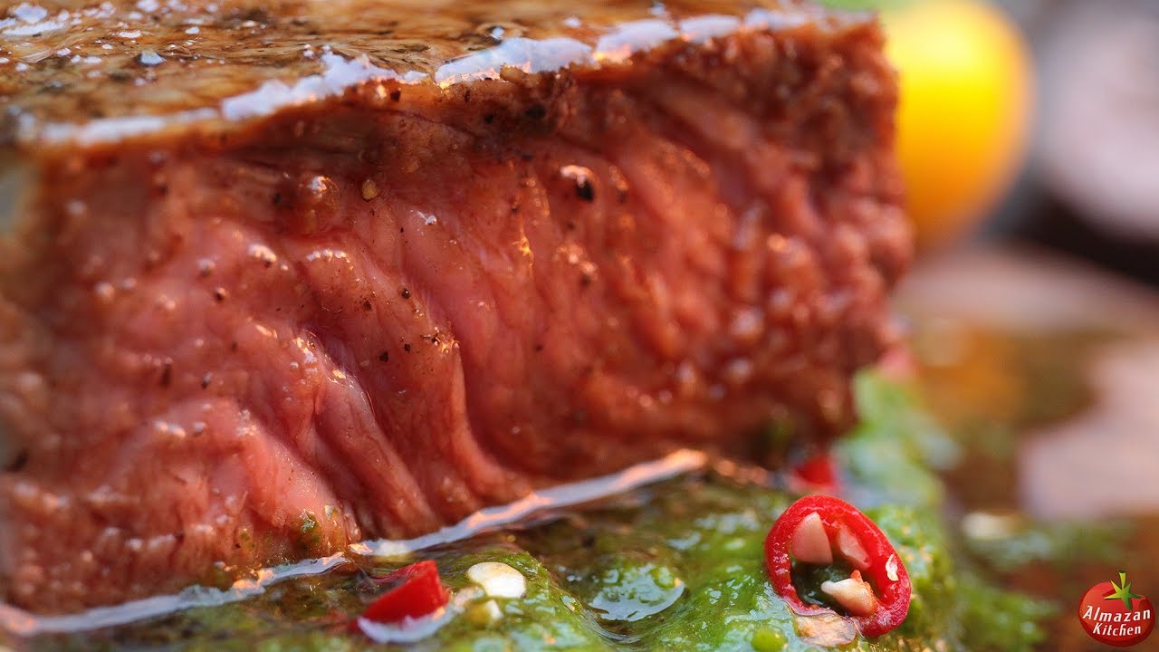 Превосходный стейк! - Приготовлен на Камне в Лесу
