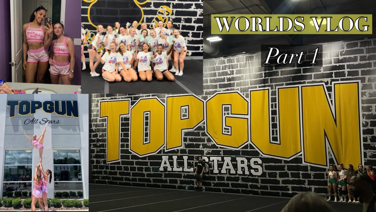 WHITE FANG WORLDS VLOG part 1 | CHEERLEADING | CRIMSON HEAT PHOENIX