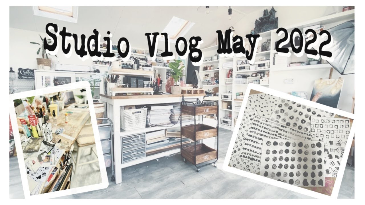 **STUDIO VLOG** May 2022…….A Weekend Away, Collage papers & A Mini Art Haul