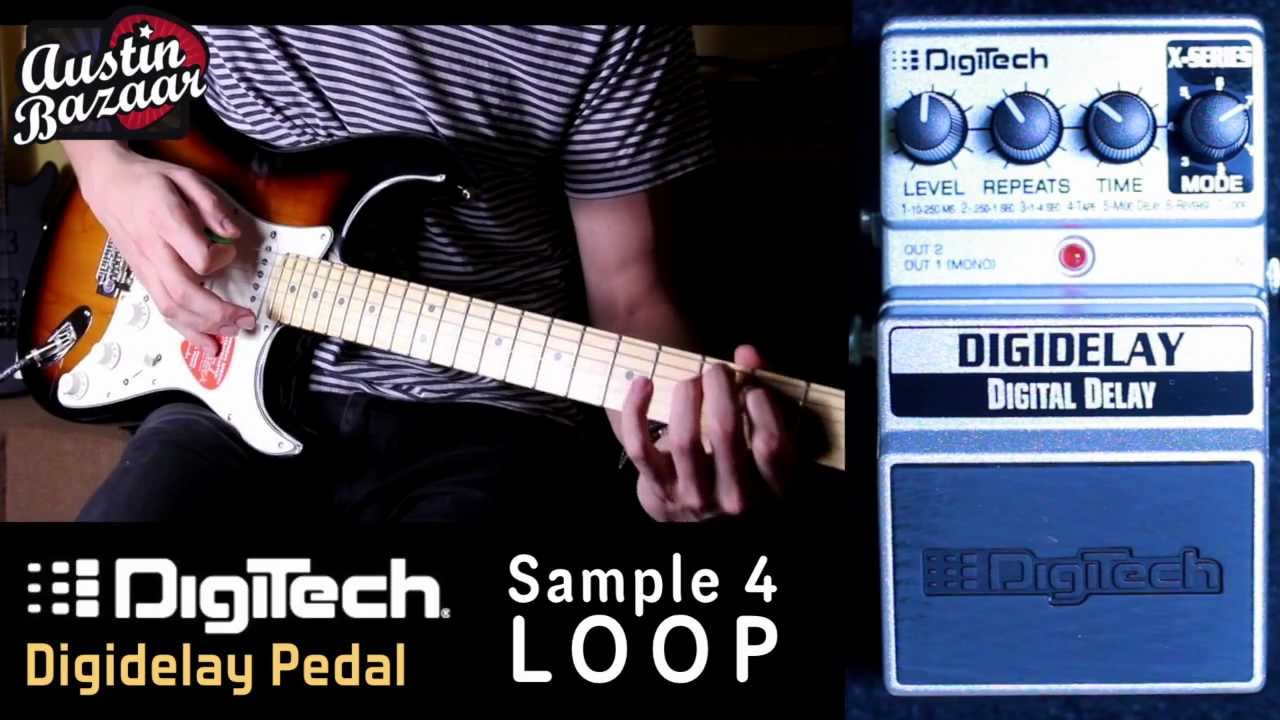 Digitech X-Series XDD DIGIDELAY Digital Delay Pedal Demo