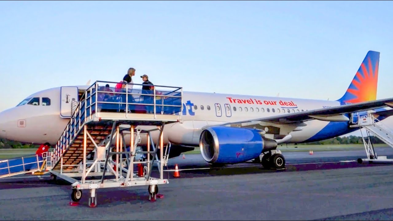 Allegiant Air Airbus A320 / Concord NC to Sanford FL