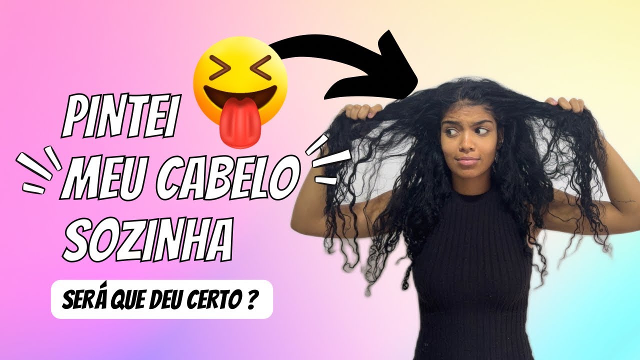Pintando meu cabelo sozinha 😱✨