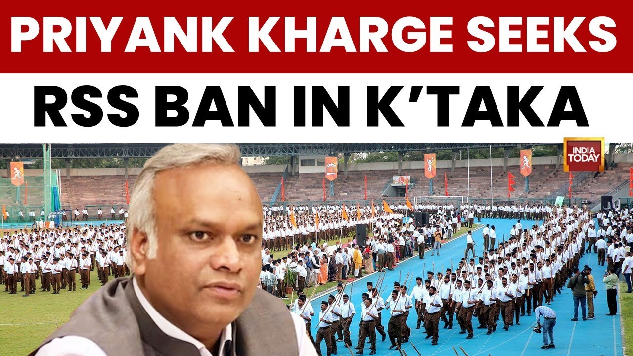 Priyank Kharge's Letter to CM Sparks Firestorm: Demands Ban on RSS Activities in Karnataka