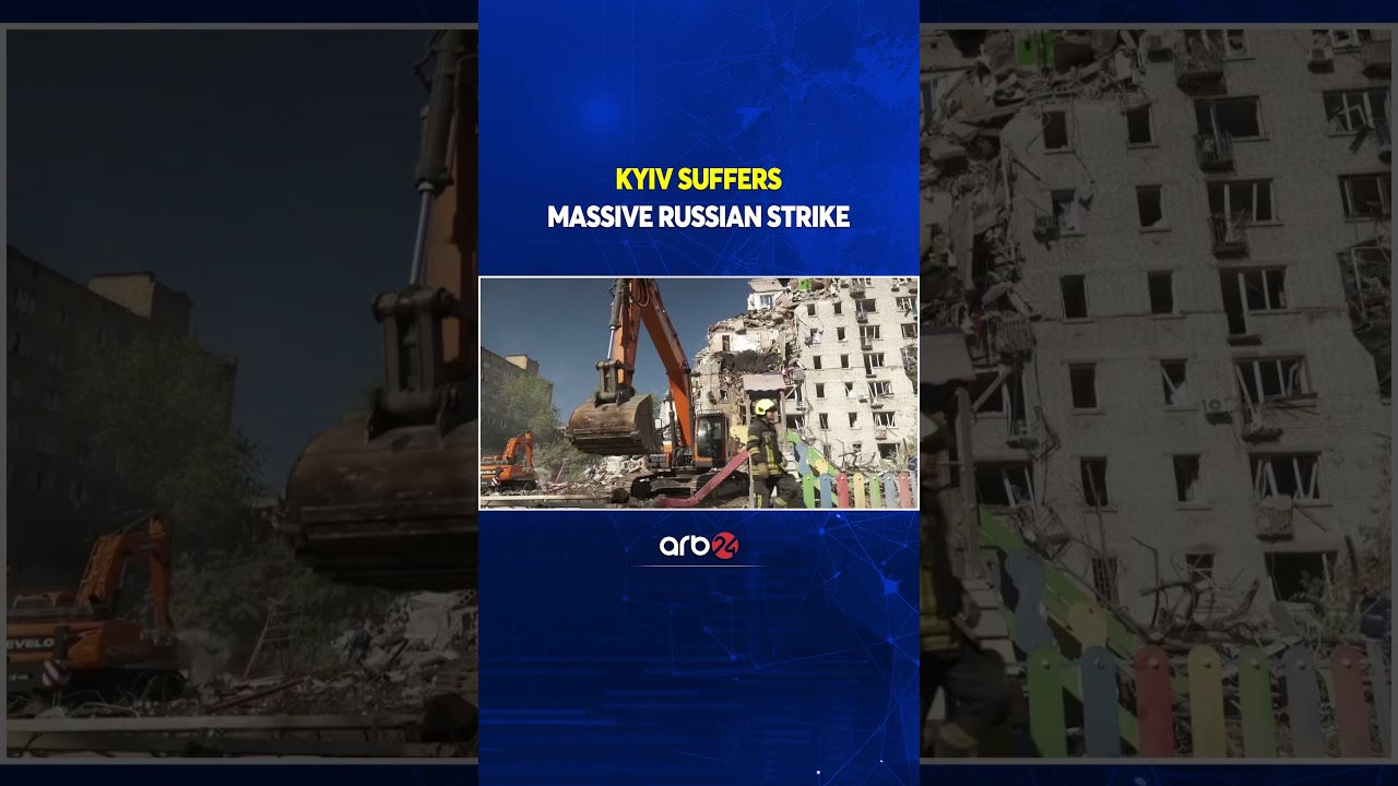 At least 13 killed in Kyiv as wave of Russian strikes hits city