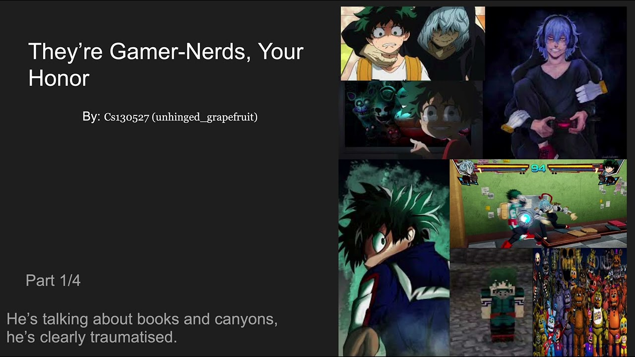 He's Talking About Books and Canyons; He's Clearly Traumatized