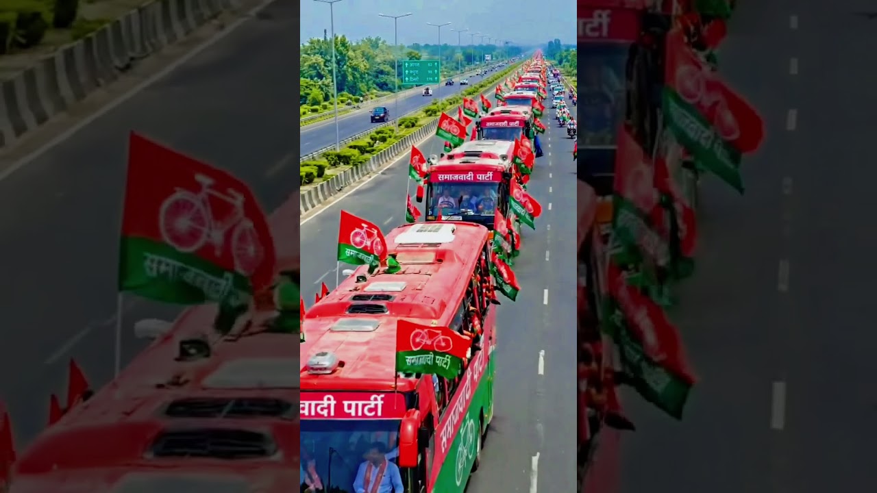 Akhilesh yadav ka Jan rath 🔥 #akhileshyadav #shorts #viral #ytshorts #sp