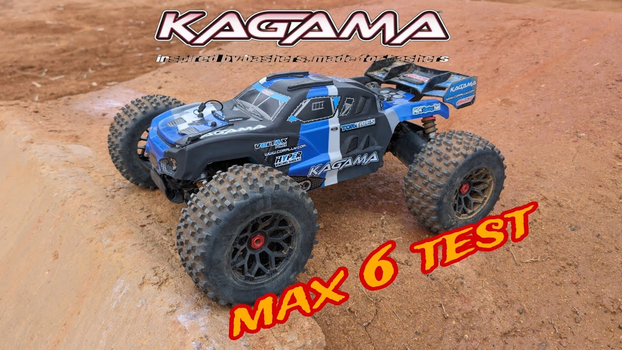 Team Corally Kagama 6s test with Hobbywing max 6 .... Total Beast