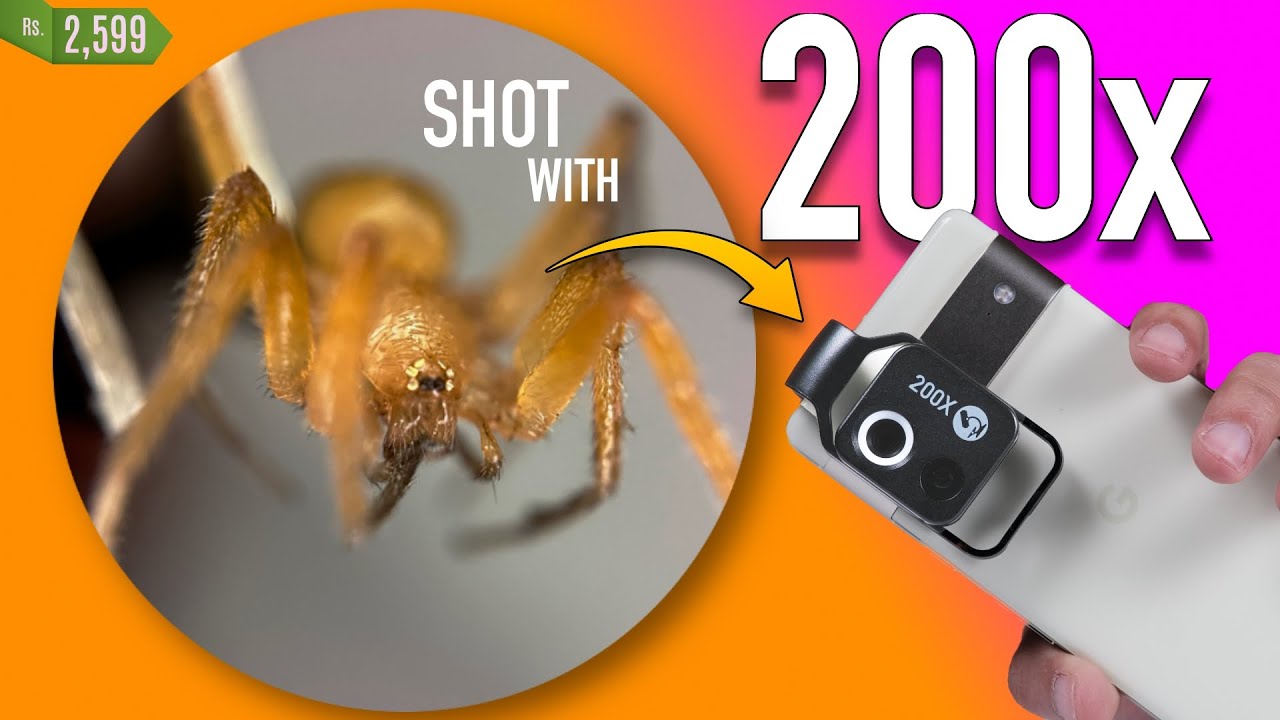 Insane Mobile Photography with APEXEL 200X Magnification for just Rs. 2,599