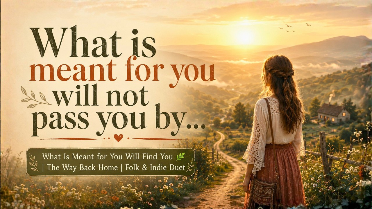 What Is Meant for You Will Find You 🌿 | The Way Back Home | Folk & Indie Duet